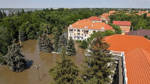 Ukraine: Dammbruch trifft besonders russisch besetzte Seite