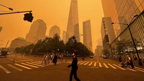 Schlechteste Luftqualität weltweit: New Yorker sollen nicht ins Freie