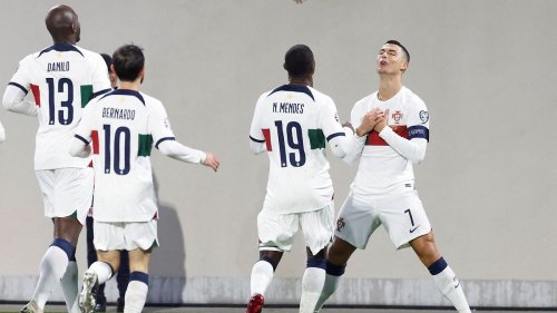 Ronaldos Doppelpack versüßt Portugals Kantersieg