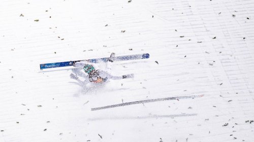 Üble Stürze überschatten Skiflug-Abbruch in Planica