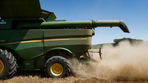Zerstörte Leopard-2-Panzer entpuppen sich als Mähdrescher
