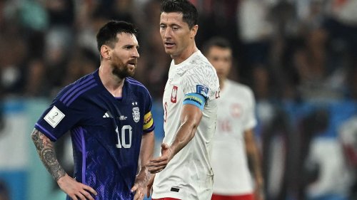 Am Ende jubeln Messi und Lewandowski gemeinsam