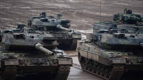Deutsche Leopard-2-Panzer erreichen die Ukraine