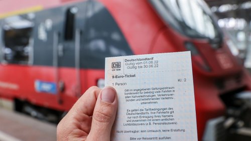 Bahn erweitert Angebot nach Ansturm auf 9-Euro-Ticket