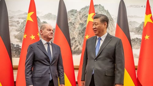 Scholz fordert Chinas Einsatz für Frieden in der Ukraine