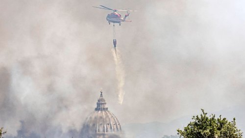 Großbrand in der Nähe des Vatikans ausgebrochen