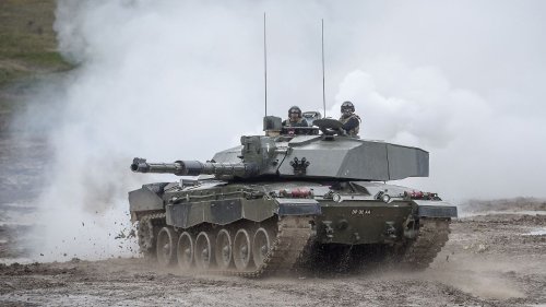 Ukrainische Soldaten schließen Challenger-2-Training ab