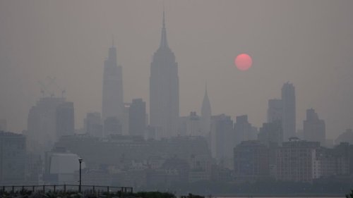 Kanadische Waldbrände verrauchen New York