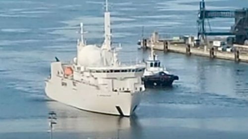 Warnung an Russland - Frankreich schickt Spezial-Schiff