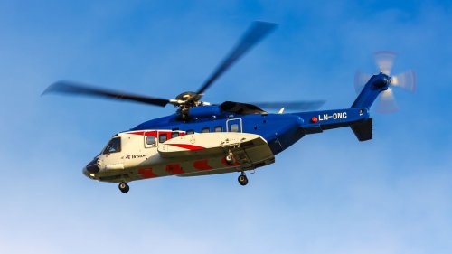 Hubschrauber stürzt über der Nordsee ab - eine Tote