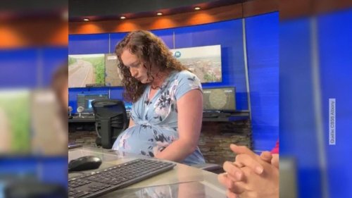 US-Journalistin moderiert trotz geplatzter Fruchtblase weiter