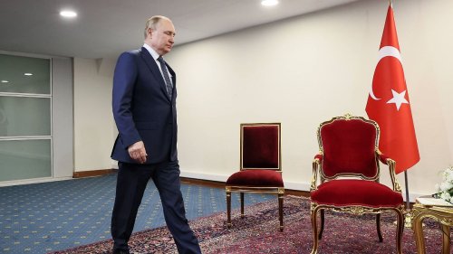 Erdogan lässt Putin im Konferenzraum warten