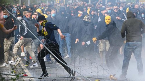 Große Razzia bei Dynamo-Randalierern