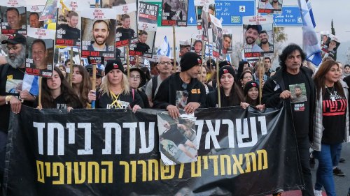 Tausende protestieren für Geisel-Freilassung in Jerusalem