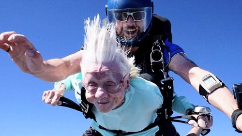 104-Jährige will neuen Fallschirmsprungrekord aufstellen