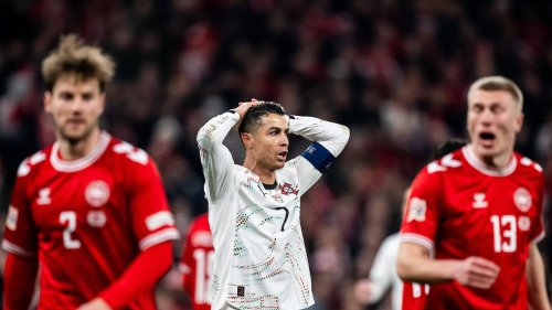 Cristiano Ronaldo muss mitansehen, wie Höjlund ihn imitiert