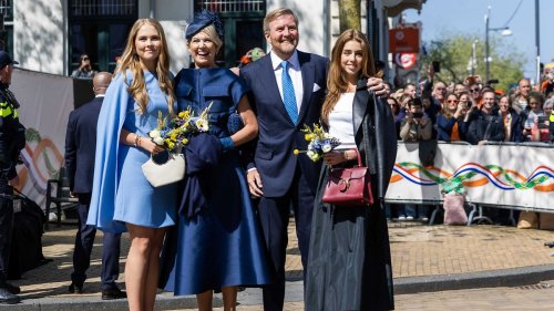 König Willem-Alexander feiert auf Straßenparty