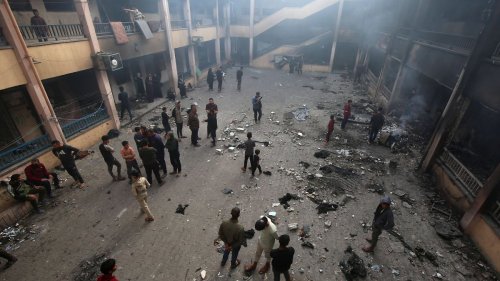 Israel attackiert Ex-Schulgebäude - "War Hamas-Zentrale"