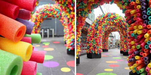 There's A Gigantic Colourful Rainbow Walkway In Toronto & You Can Check It Out For Free