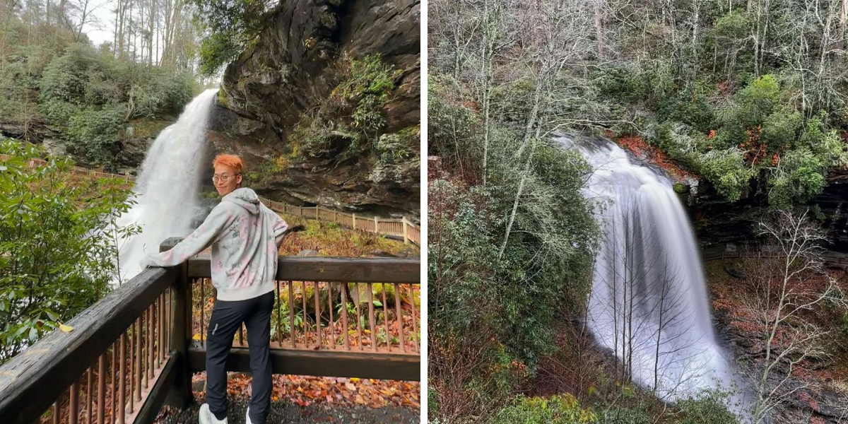 3 Breathtaking Waterfalls In North Carolina You Can Walk Behind & Are Open Year-Round
