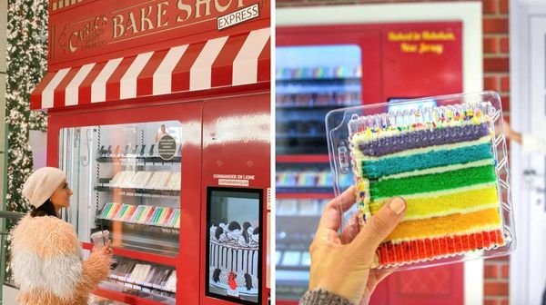 Des machines distributrices de gâteaux alléchants existent au Québec et c'est le rêve