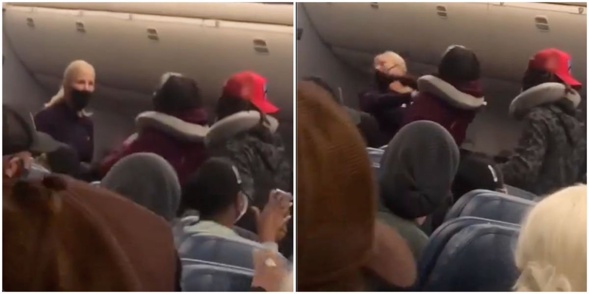 A Passenger Was Caught Hitting A Flight Attendant On The Way To Atlanta (VIDEO)