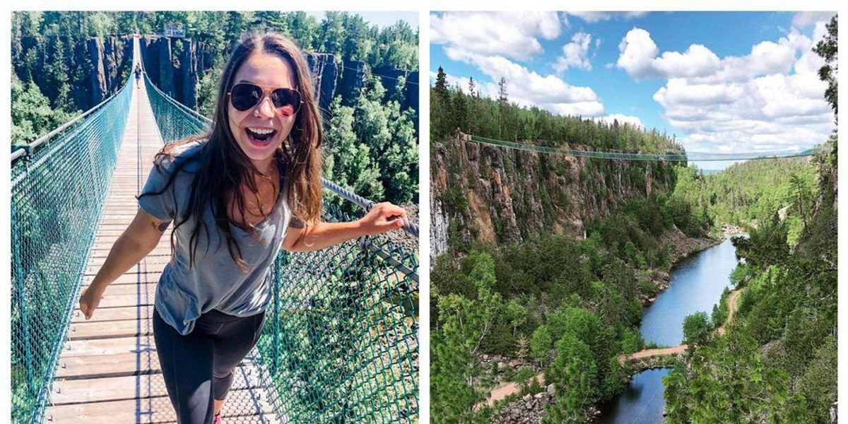 Canada’s Longest Suspension Bridge Will Let You Walk Over A Giant Canyon In Ontario
