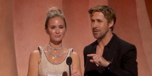 Emily Blunt Accused Ryan Gosling Of 'Ken-splaining' Ater He Brutally Roasted Her Movie (VIDEO)