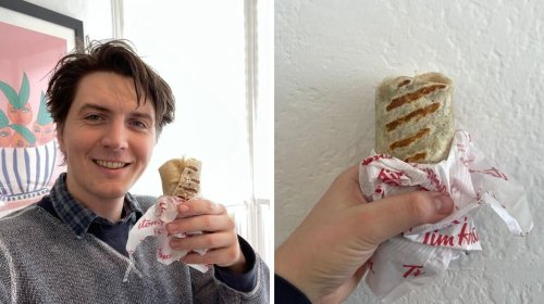 I Tried Tim Hortons' Brand New Steak Wrap & I Couldn't Believe How Good It Was (PHOTOS)