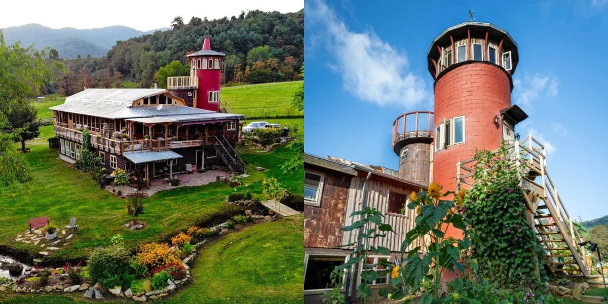 You Can Stay At The Top Of An Old Barn Silo With Beautiful Mountain Views In Virginia