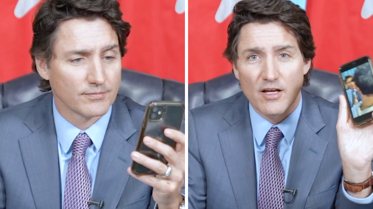 Justin Trudeau revient sur la vidéo où il confronte un citoyen anti-avortement - cover