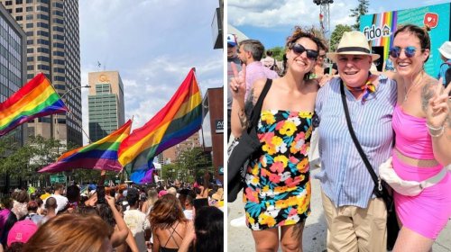 17 photos et vidéos de la foule immense rassemblée dans le Village à Montréal dimanche