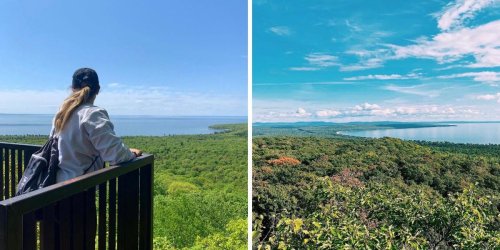 This Ontario Hike Has A Giant Lookout & You Can Gaze Over The 'Graveyard of the Great Lakes'