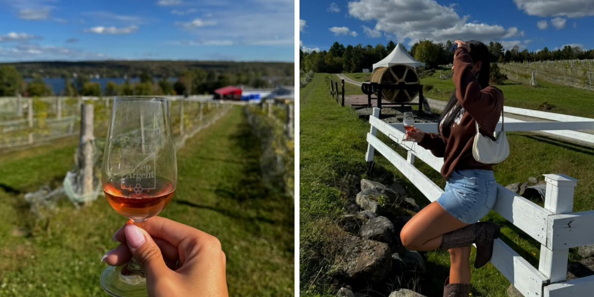 Ce vignoble de mousseux à 1h30 de Montréal LA sortie entre BFFs à faire cet automne