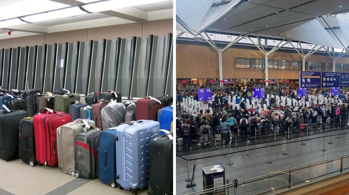 Piles de bagages et retards à l'aéroport de Montréal: Voici à quoi t'attendre pour ton vol