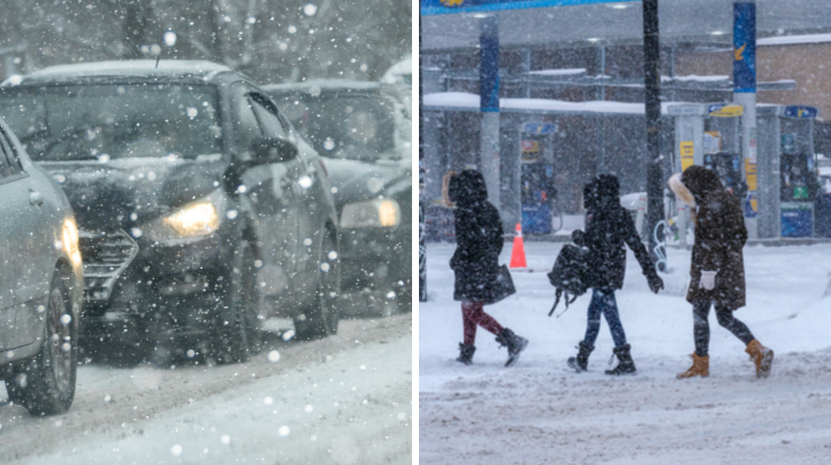 Une vague de froid et deux systèmes dépressionnaires vont frapper le Québec cette semaine