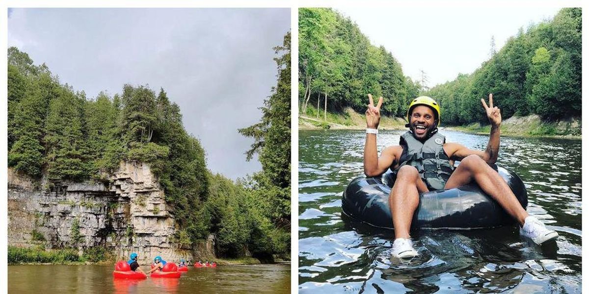 You Can Float Past Towering Cliffs On A Natural Lazy River Near Toronto This Summer