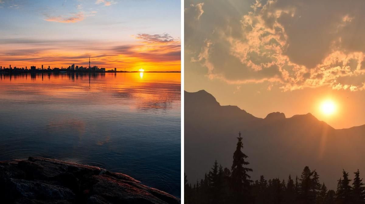 These Spots Were Ranked As The Best Places To See Sunrises & Sunsets In Canada