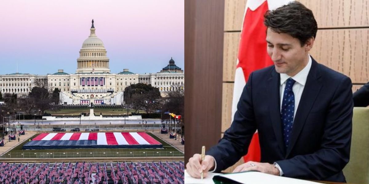 Canada's PM Swearing-In Ceremony Is So Low Key Compared To Biden's Inauguration
