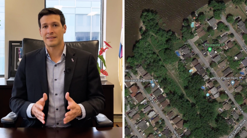 Un terrain a été déboisé illégalement à Laval et le maire réagit férocement