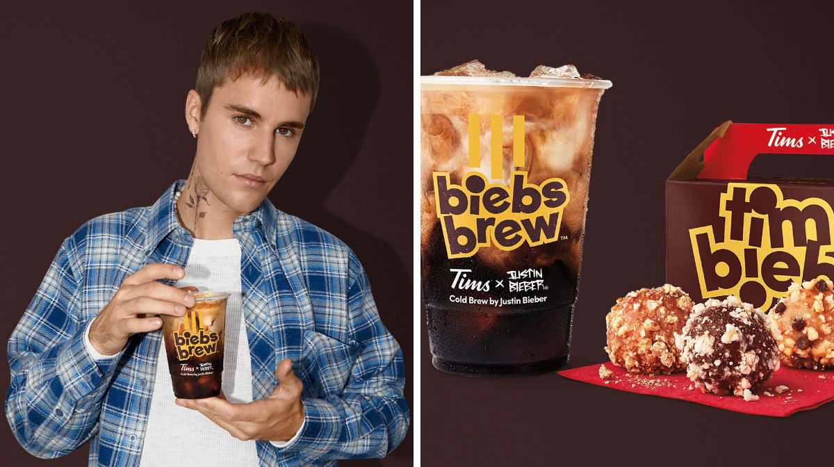Tim Hortons sort une nouvelle boisson avec Justin Bieber et ça s'annonce «Yummy» à souhait