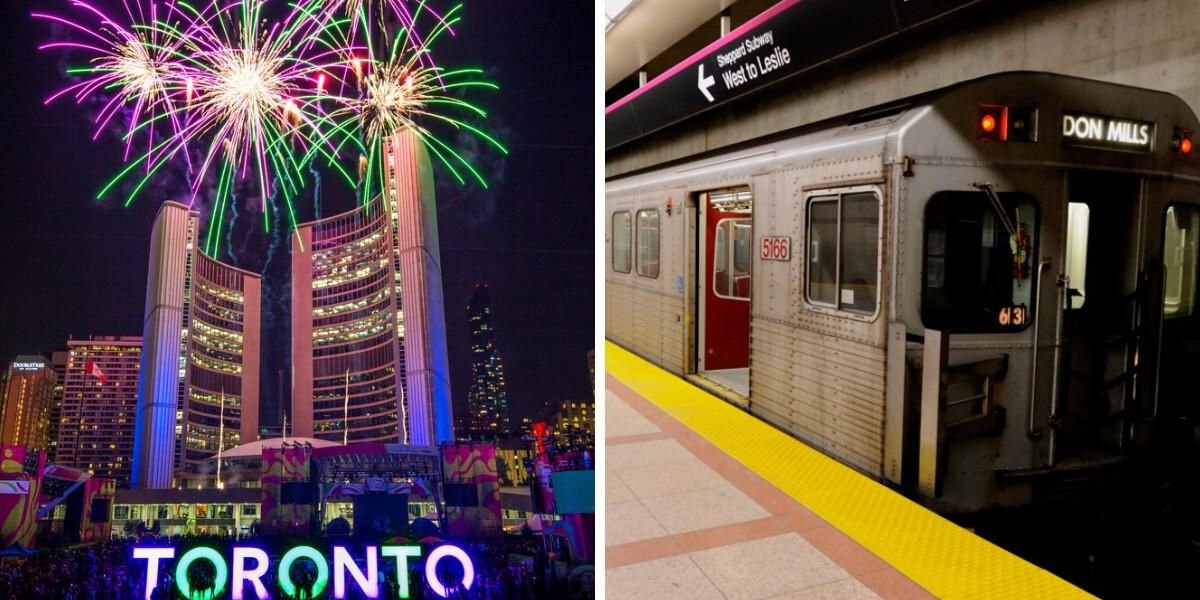 You Can Ride The TTC & GO Transit For Free On New Year's Eve & It's Lit
