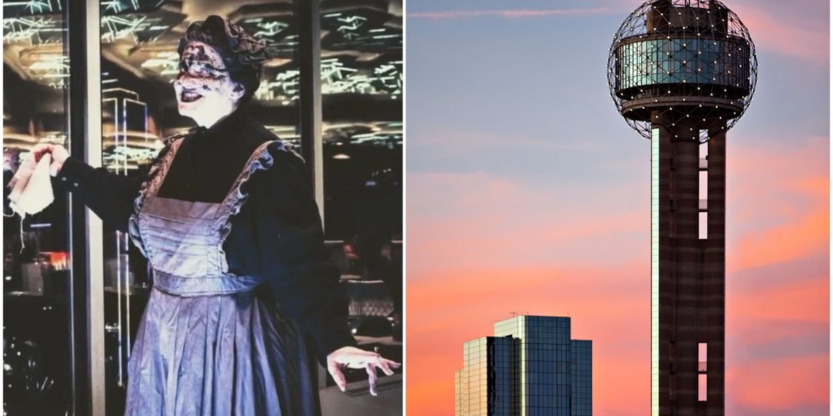 You Can Get Spooked While Looking At The Dallas Skyline From Reunion Tower