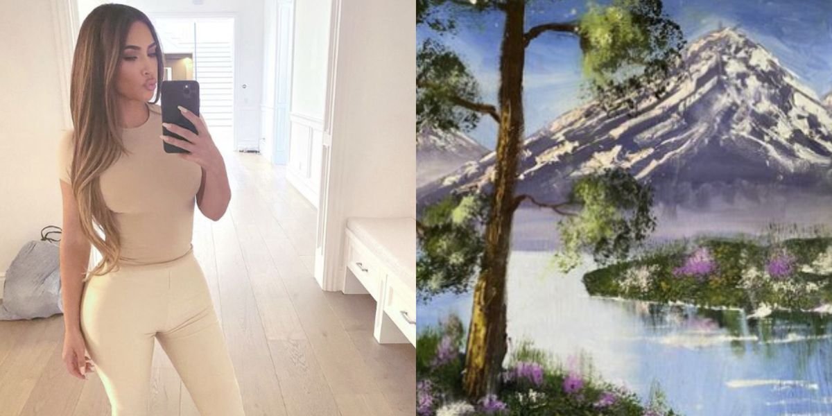 Kim Kardashian Is Clapping Back At Haters Calling North's Painting Fake