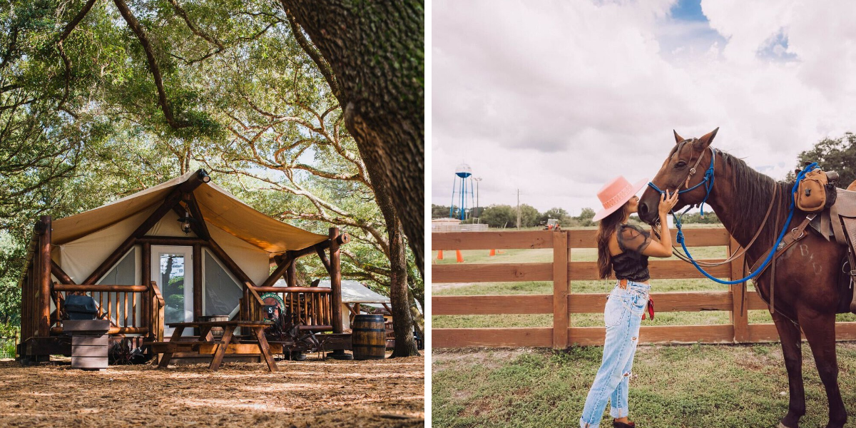 Glamping At This Florida Ranch Will Make You Feel Like You're In An Old Western Film