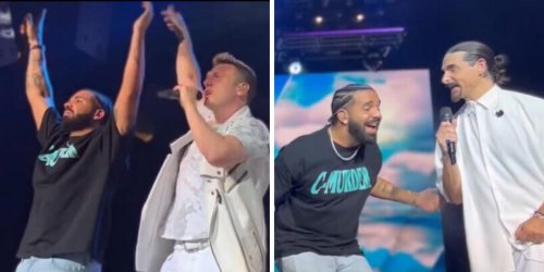 Drake Joined The Backstreet Boys On Stage In Toronto On Saturday & He Totally Went For It (VIDEO)