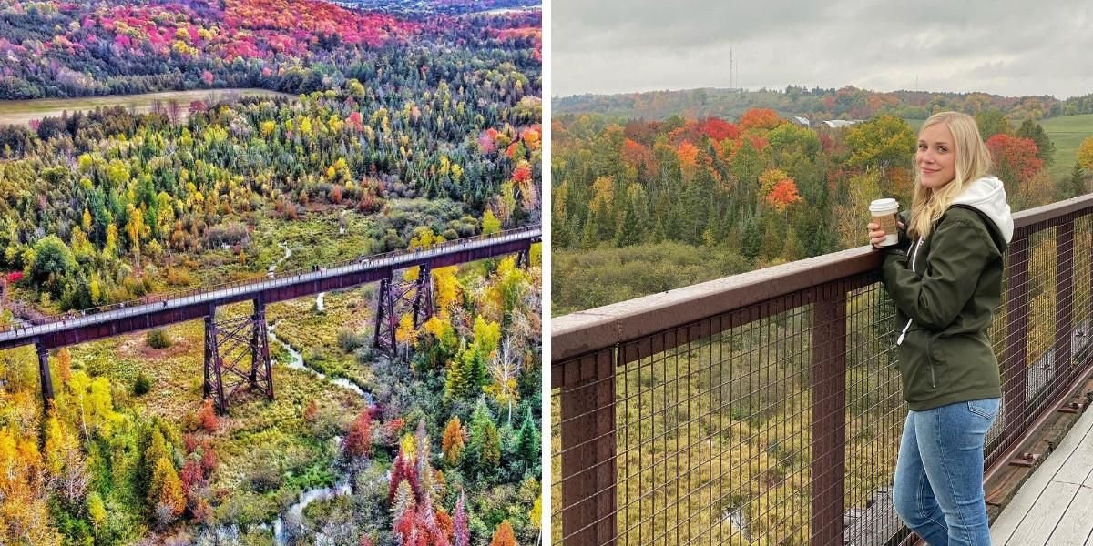 This Ontario Trail Will Lead You Over A Trestle Bridge With The Most Stunning Fall Views