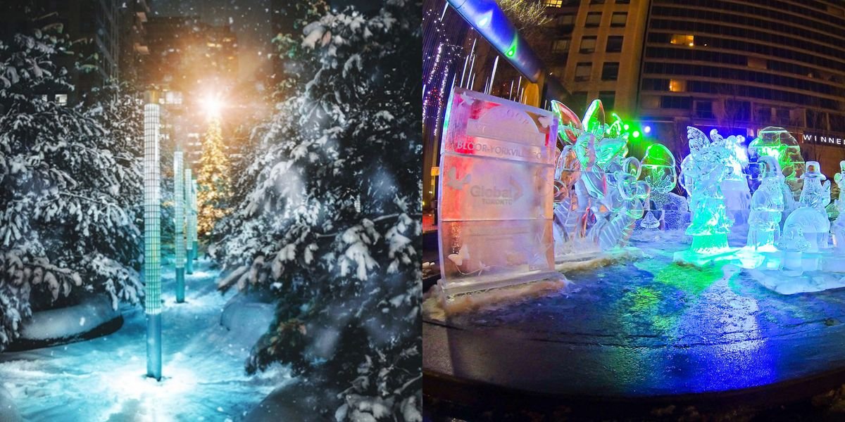 A Glimmering Ice Sculpture Trail Is Opening In Toronto & It Will Take You Around The World