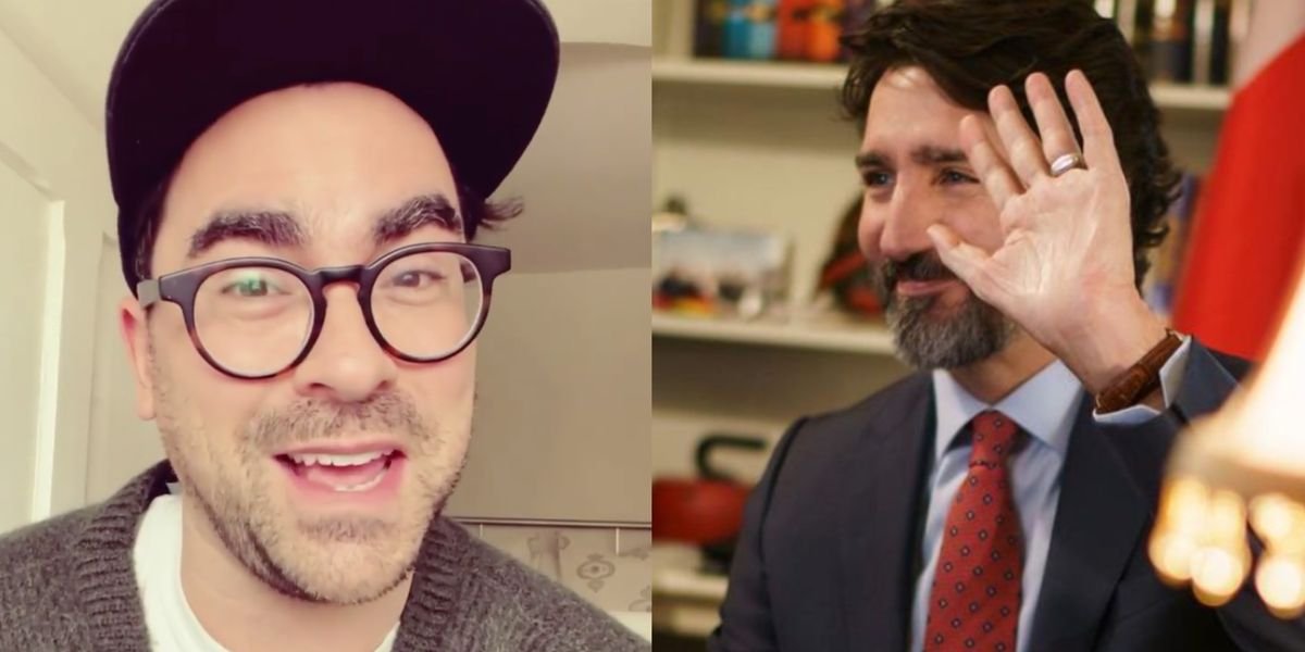 Justin Trudeau Had The Sweetest Message For Dan Levy After His 'SNL' Hosting Debut