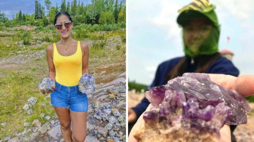 A Glittering Amethyst Mine Is Reopening In Ontario & You Can Pick Handfuls Of Twinkly Gems